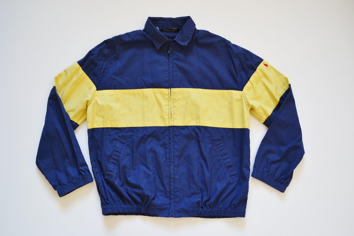 Vintage 1980's Ralph Lauren Polo Striped Lightweight Jacket Sz.S